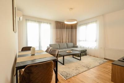 Apartament cu 2 camere semidecomandat, mobilat în Între Lacuri
