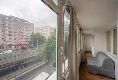 Metroul la doi pași. 2 camere și un balcon de 10 mp, fix la Obor - 12