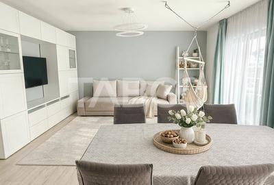 Apartament cu 2 camere semidecomandat, mobilat în Bună Ziua