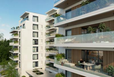 Vedere spre parc - apartament 4 camere de vânzare - zona Domenii - 6