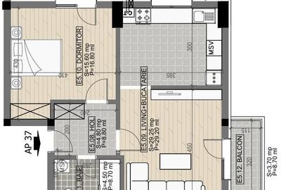 Apartament cu 2 camere decomandat în Berceni