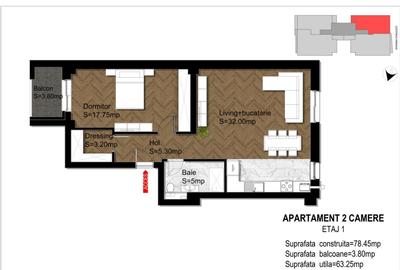 Poligrafiei-Jiului, 2 camere de vanzare, etaj 1-4 /4, util 63.5 mp, an 2026, - 5