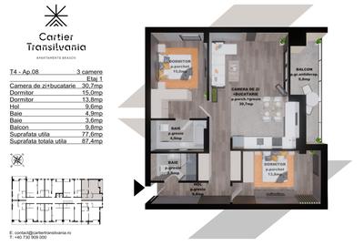 TRANSILVANIA RESIDENCE- CARTIER TRANSILVANIA, APARTAMENT 3 CAMERE - 16