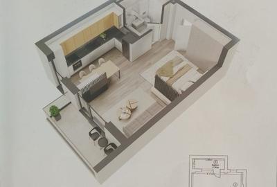 Pipera studio modern 45 mp mobilat și utilat Complex Ivory - 14