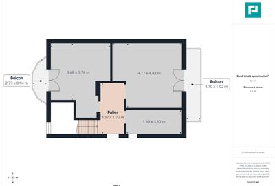 Duplex spațios 102 mp utili, teren 350mp in Covaci - 14