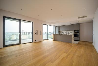 Apartament cu 3 camere semidecomandat, mobilat în Herăstrău