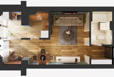 Garsoniera Tip 1A | HILS Sunrise | Ansamblu cu Pre-certificare GREEN Homes - 4