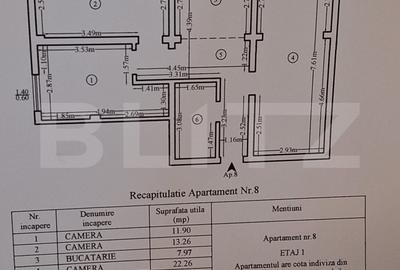 Apartament 3 camere, 83.75 mp, zona Canta – Iași - 11