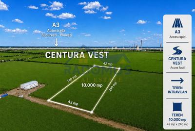 TEREN INTRAVILAN 10.000 MP – PLOIEȘTI VEST - CARTIER MITICĂ APOSTOL - 1