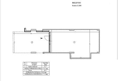 SPATIU COMERCIAL-PARTER, ONE COTROCENI PARK, 72MP UTILI, 43MP DE TERASA - 2