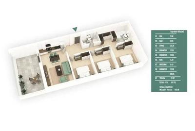 Ap 4 Camere/ Terasa/2 bai/ 2 parcari/9min Metrou N Teclu Th Pallady - 4