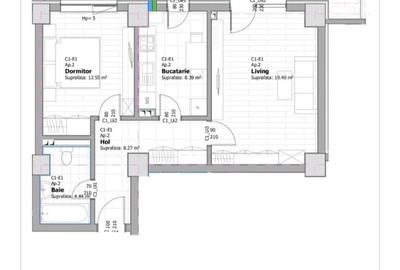 Apartament cu 2 camere, finisaje moderne, bloc nou - semicentral - 5