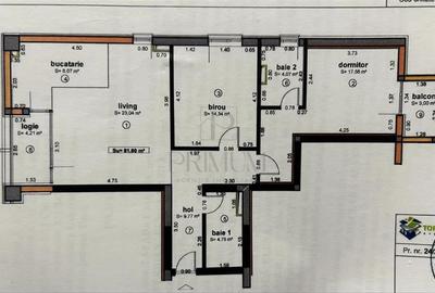 ARADULUI - BLOC NOU - LIFT - 3 CAMERE - 2 BAI - 2 BALCOANE - INCALZIRE PARDOSE - - 8