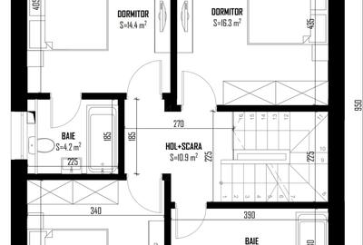 Vila individuala 4camere+ mansarda ,str ghidigeni,tva inclus - 5