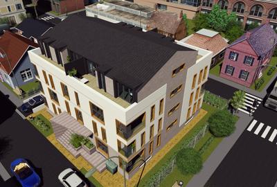 Penthouse cu 3 camere decomandat în Micro 14