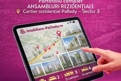 Apartament cu 3 camere decomandat în Theodor Pallady