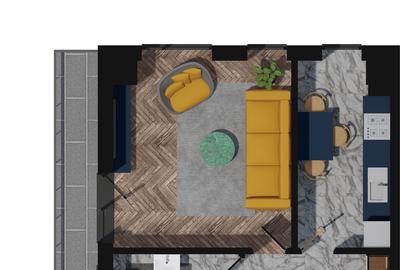 Apartament-1 cam 46.65 mp, zona Pacurari-CLADIRE INTABULATA - MUTARE IMEDIATA! - 2