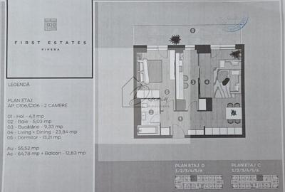 2 camere First Estates Pipera I Plaza Pipera Rond OMV I COM 0% - 4