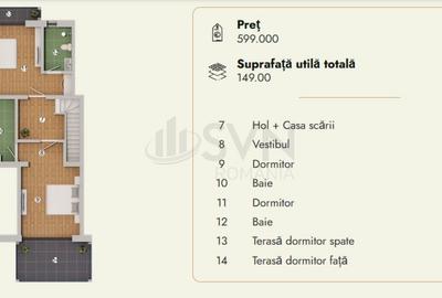 REA1028866 Penthouse 4 camere Sinaia I Vedere Panoramica - 17