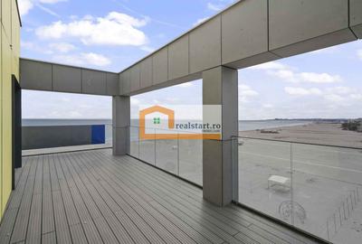 Vedere frontala la Mare, Prima linie, Penthouse tip Duplex, bloc Boutique - 30