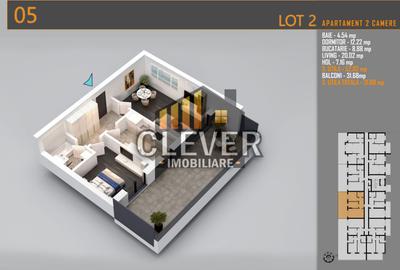 Apartament 2 Camere cu terasa de 33 mp și Comision 0%, Pallady - 1