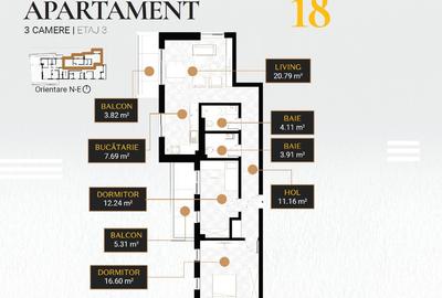 Apartament 3 Camere Unirii - Complet Mobilat - Bloc Nou 2026 - 4