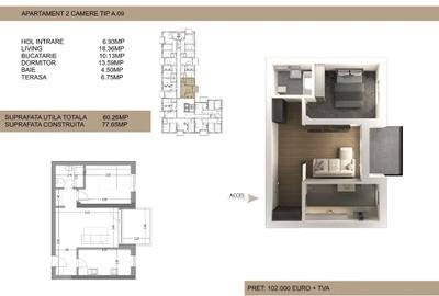 Apartament 2 camere Drumul Cooperativei, Bucuresti - 4