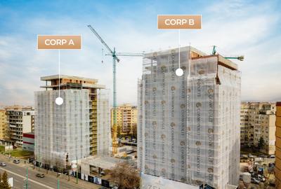 Apartament cu 3 camere decomandat în Răcădău