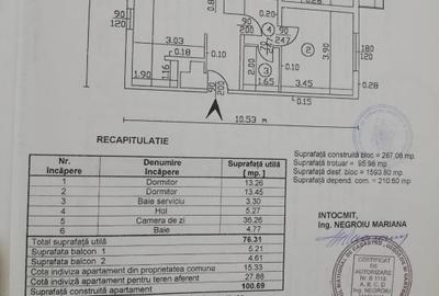 Vand apartament 3 camere cu spatiu generos - 7