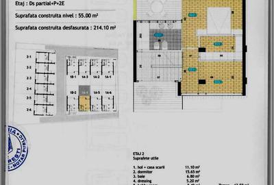 Vilă tip înșiruită –6 camere, 215 mp, Jolie Ville Pipera - 25