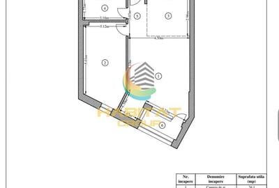 2 camere cu centrala proprie - Parter Inalt - metrou - 11