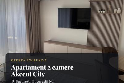 Apartament cu 2 camere decomandat, mobilat în Bucureștii Noi