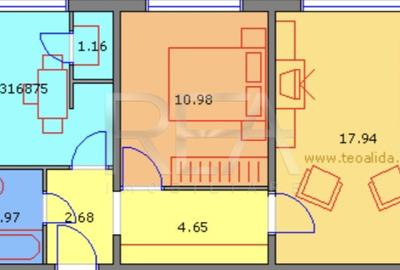 2 camere, et 3/4, 50mp, anvelopat-Drumul Taberei - 9