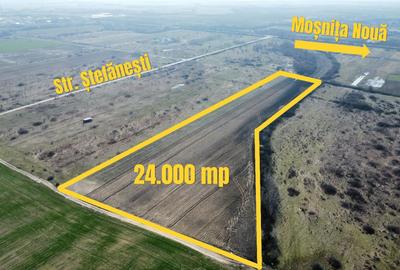 Teren Construcții extravilan de 24000 mp, în Moșnița Nouă