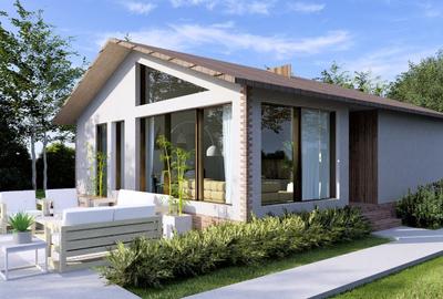 Casă parter , teren 500 m, la preț de apartament, în Comana ,la 30 min București - 2
