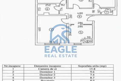 Apartament cu 4 camere decomandat în Inel II