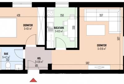 2 Camere | Bragadiru | Soseaua Alexandriei | Bloc Nou | - 2