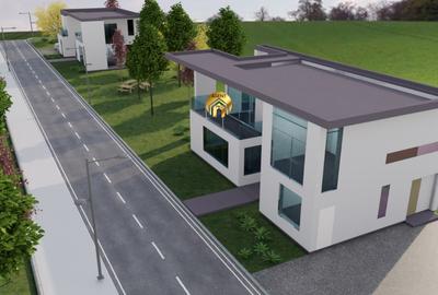 Teren 1082mp + drum - Cu proiect 2 case - str Tudor Vladimirescu, Otopeni Odaile - 5