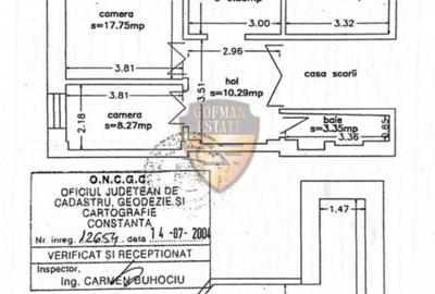 3 Camere Vedere la mare Centru Piata Ovidiu, Plaja Neversea gaze, et 1, boxa, 65 - 5