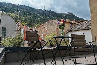 Ultracentral Brașov | Studio cu terasă 25 mp & vedere Tâmpa | 0% comision - 2