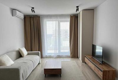 Apartament cu 2 camere open-space, mobilat în Băneasa