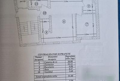 Apartament 2 camere-centrala proprie-zona Piata Alba Iulia - 12