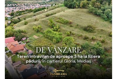 Teren intravilan de aproape 3 ha la liziera pădurii | cartierul Gloria - 1