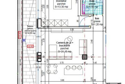 Oportunitate! Ap. nou, 52 mp utili, Baciu, etaj retras, terasa 15 mp - 1