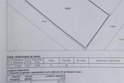 Teren intravilan de vânzare – 1.800 mp – Fântâna Doamnei, județul Călărași - 3