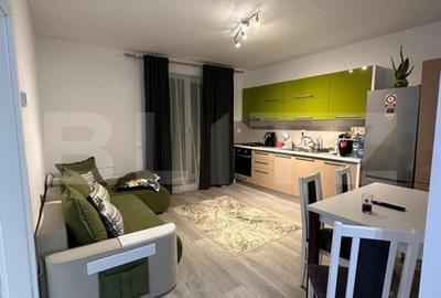 Apartament cu 2 camere semidecomandat, mobilat în Iris