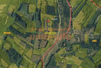 Teren de vanzare intravilan Calatele, jud. Cluj 4.496m²/10€ m² - 1