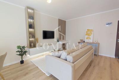 Apartament cu 2 camere semidecomandat, mobilat în Florești