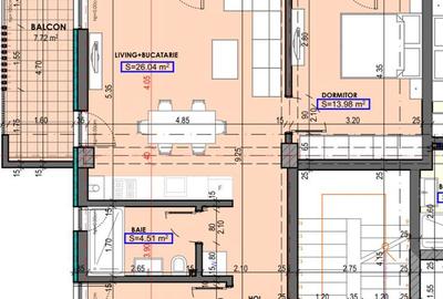 Bulevardul Bratianu  3 camere - 6