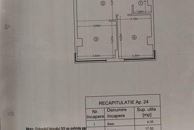 Apartament cu 2 camere decomandat în Valea Lupului